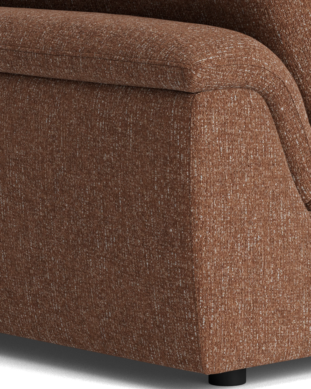 Melt 3 Seater Sofa - Fleck Rust