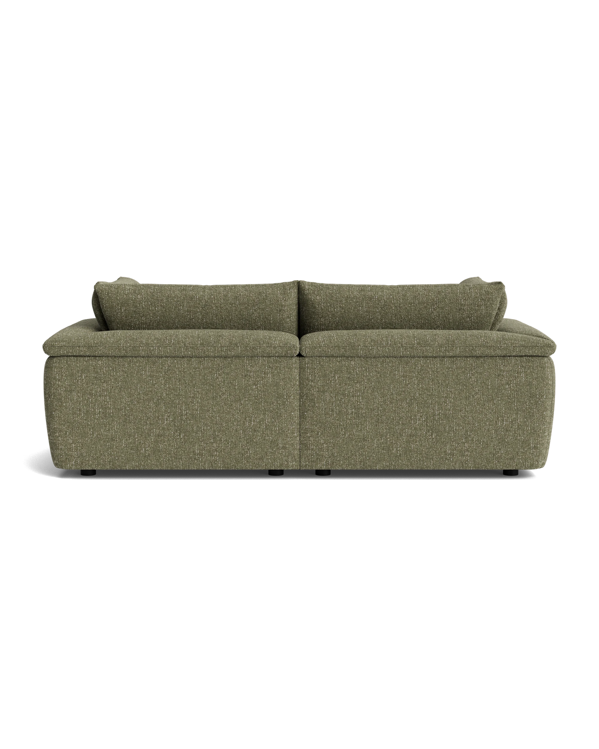 Melt 3 Seater Sofa - Fleck Olive