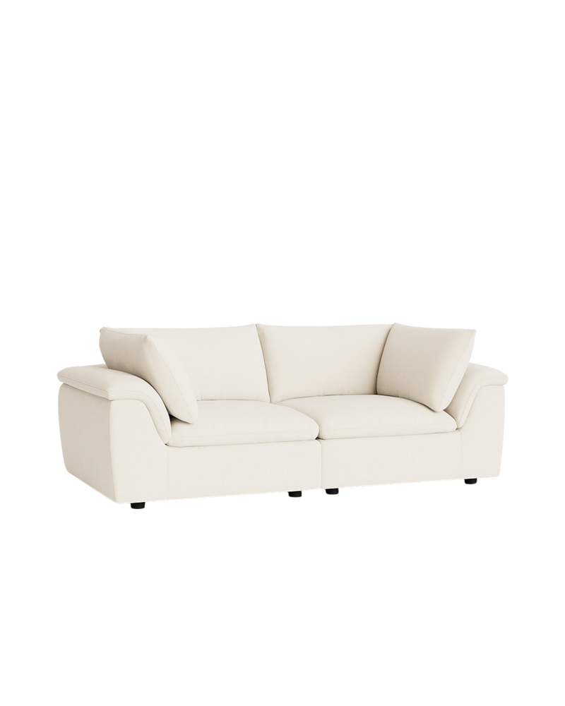 Melt 3 Seater Sofa - Fossil Vanilla