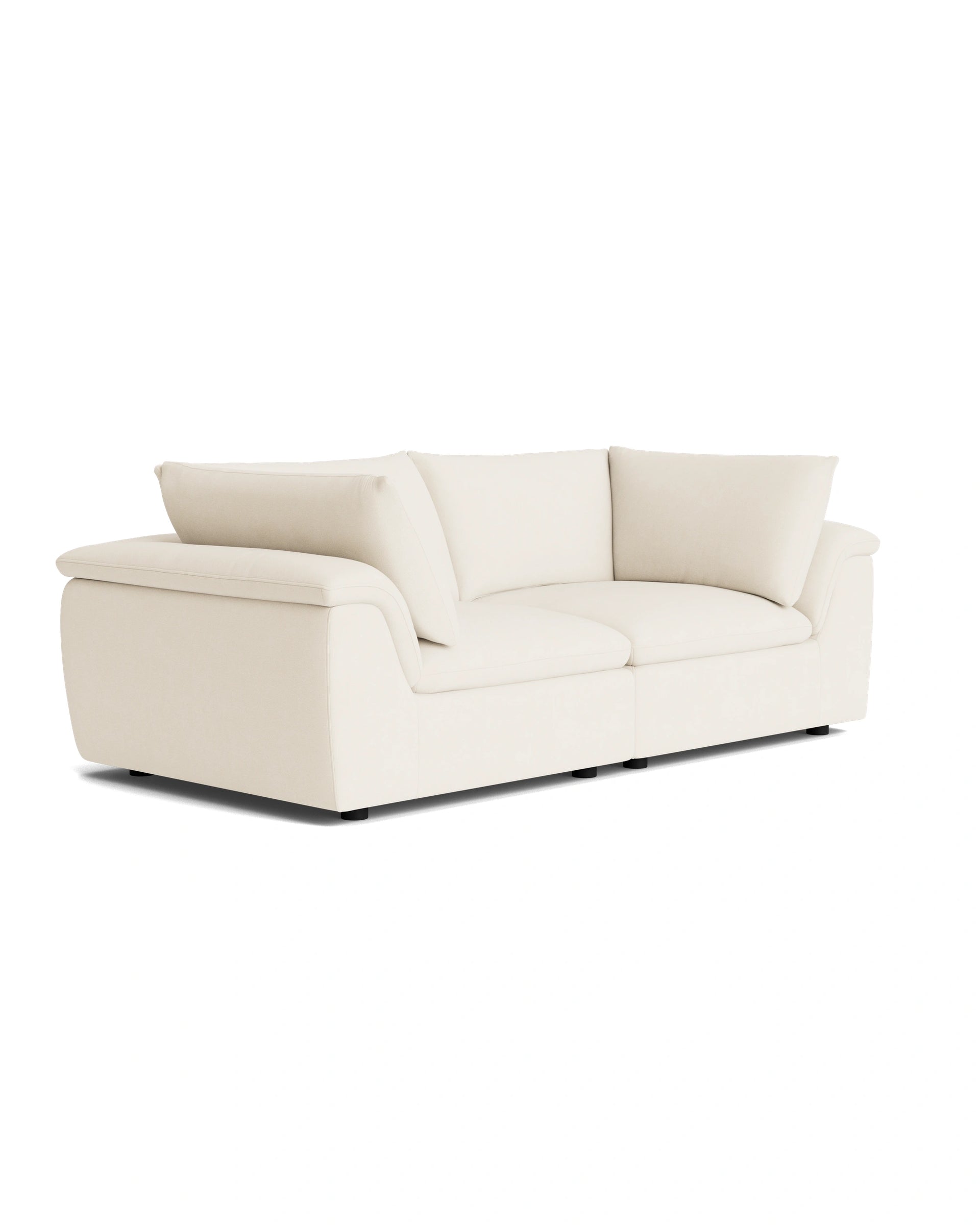 Melt 3 Seater Sofa - Fossil Vanilla