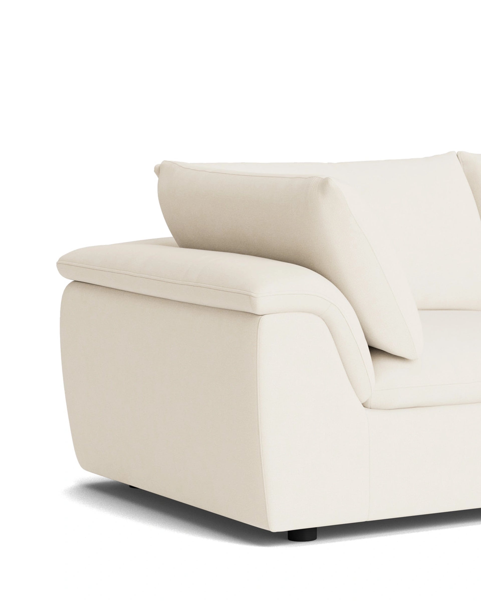 Melt 3 Seater Sofa - Fossil Vanilla