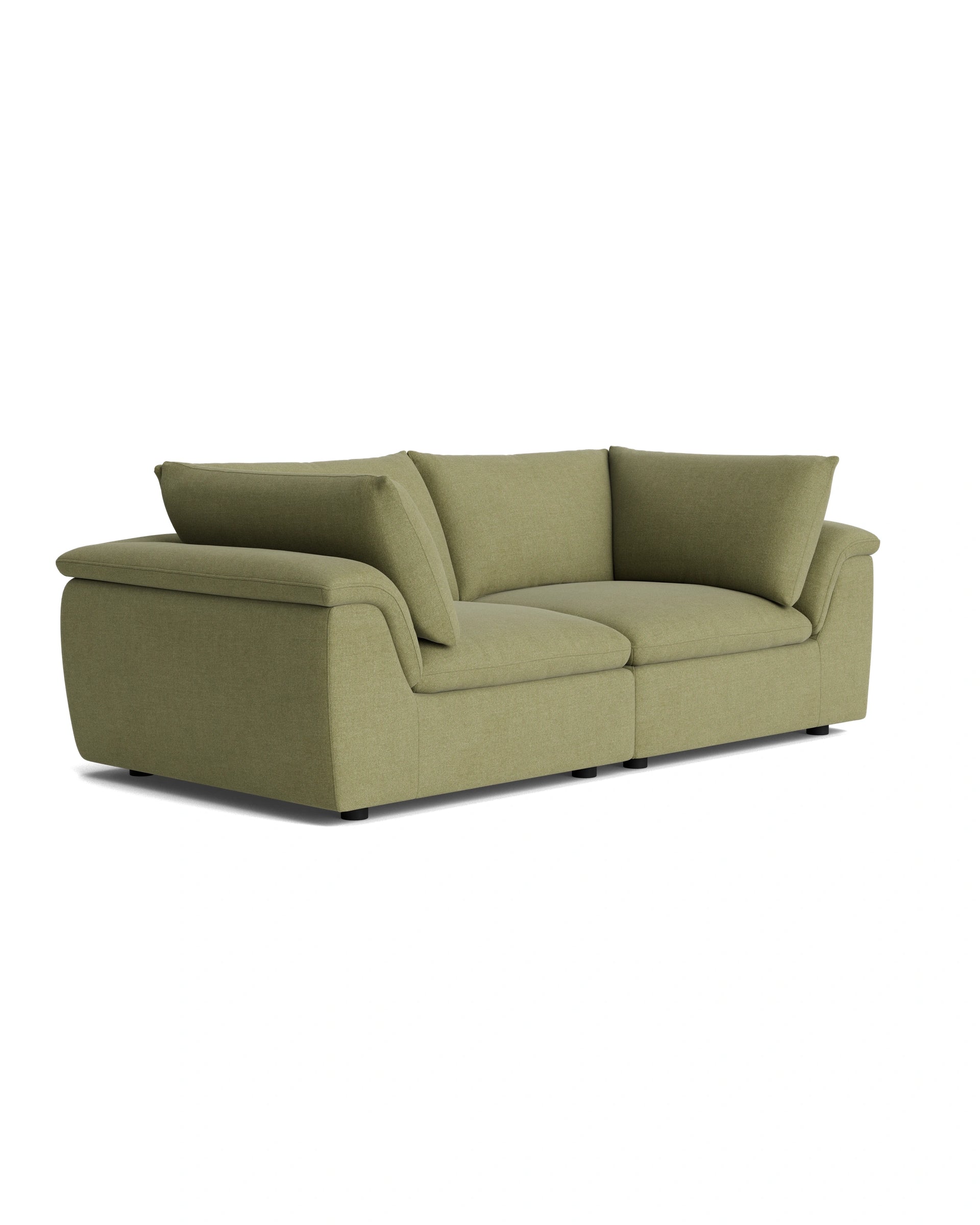Melt 3 Seater Sofa - Fossil Eucalyptus