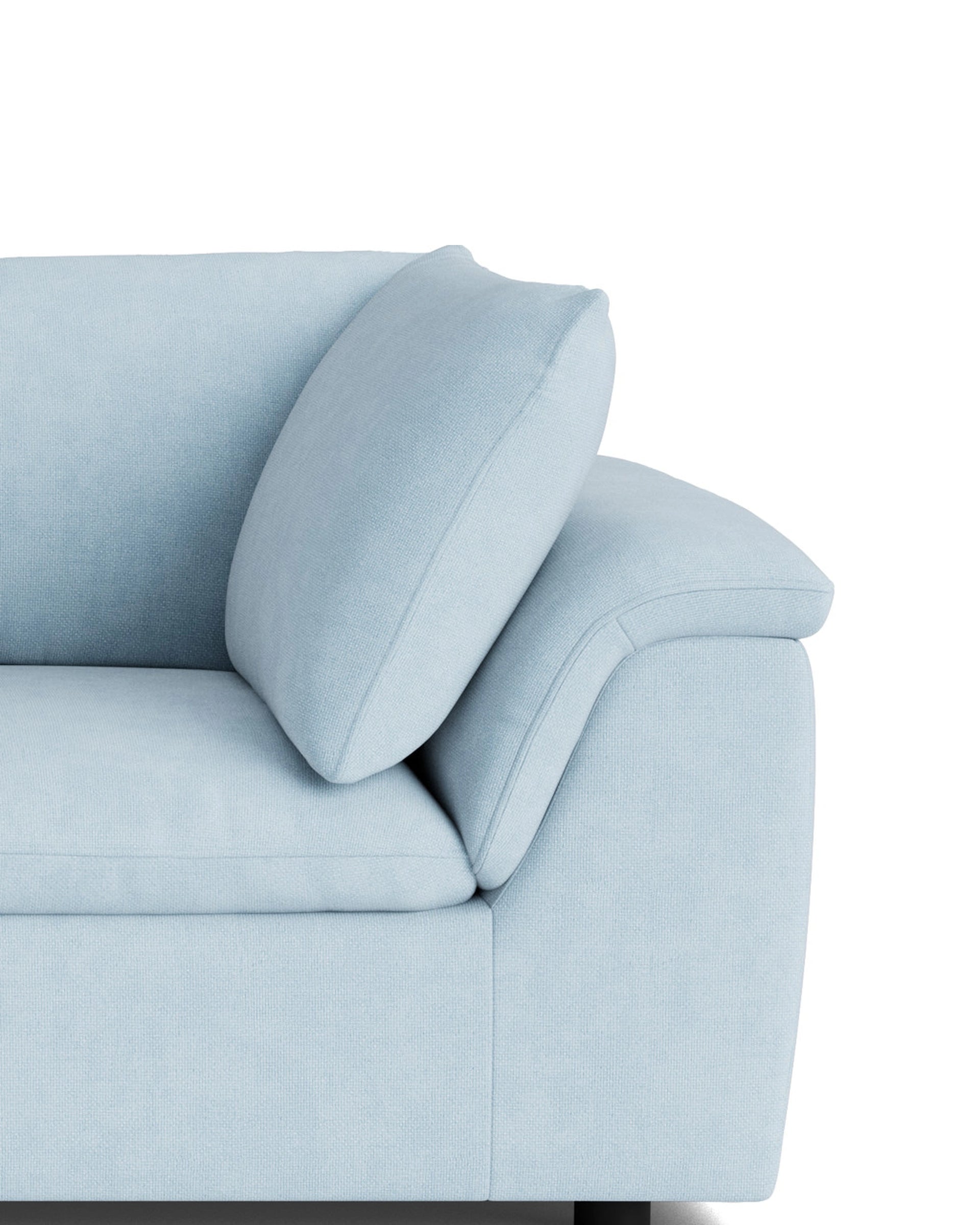 Melt 3 Seater Sofa - Fossil Powder Blue