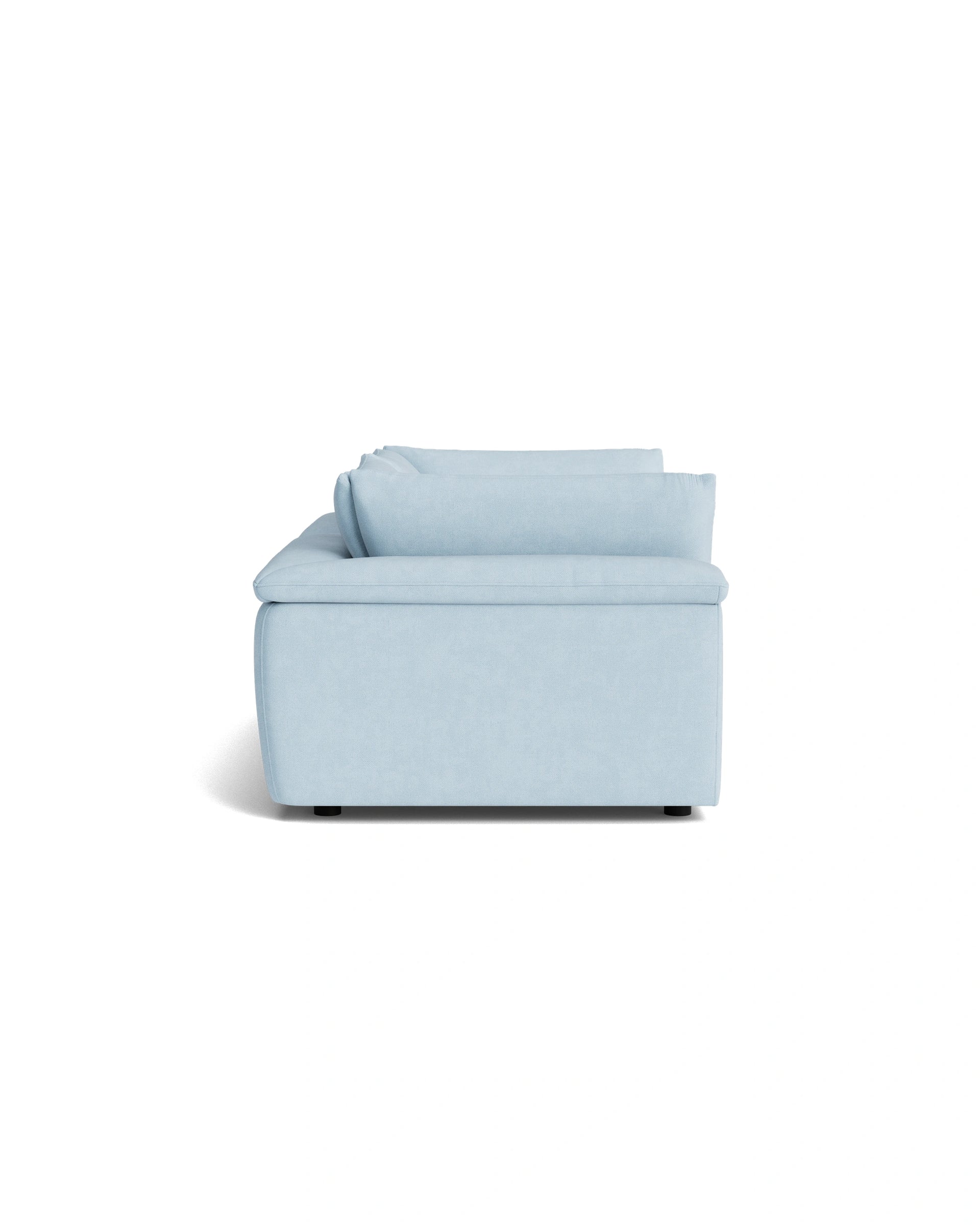 Melt 3 Seater Sofa - Fossil Powder Blue