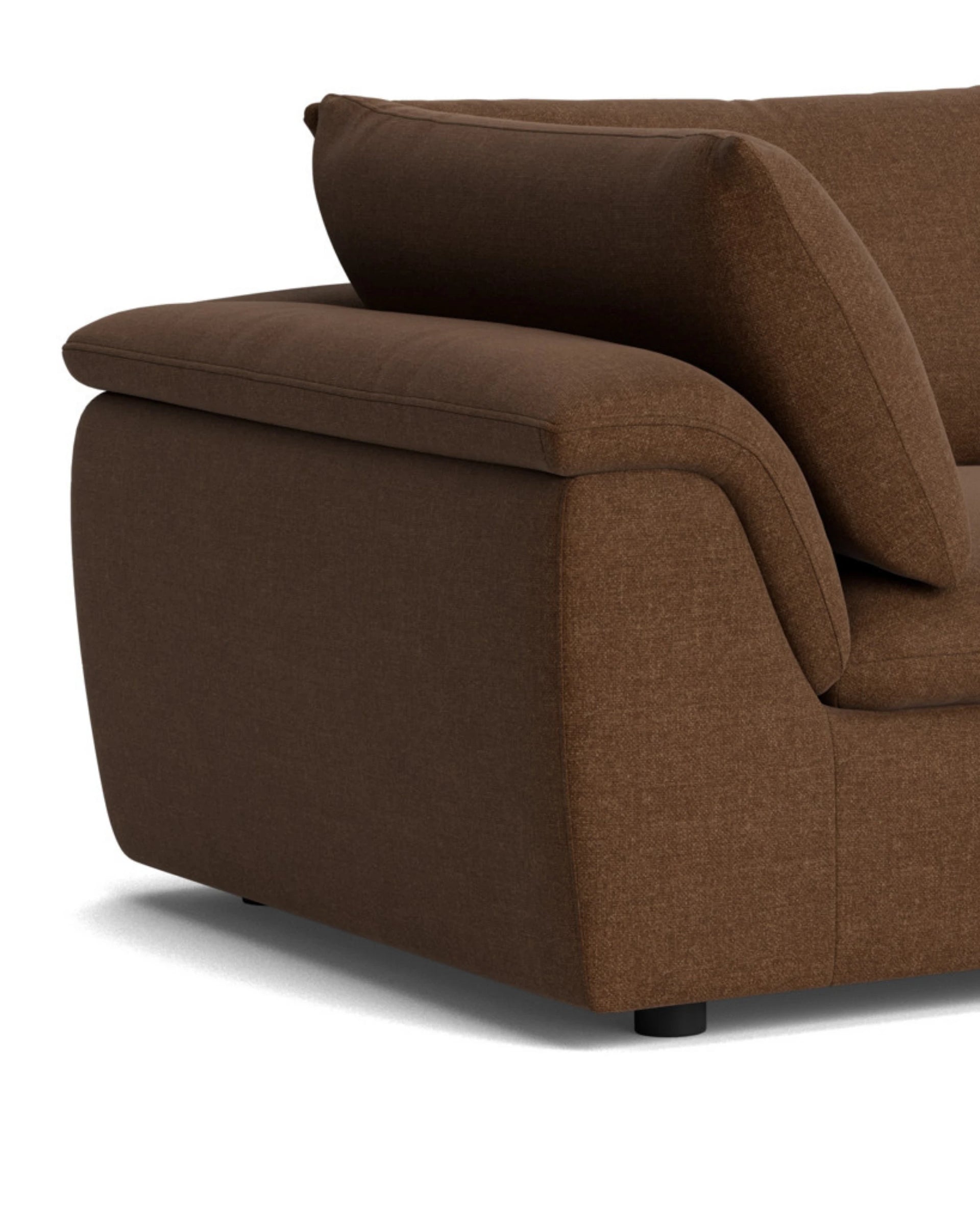 Melt 3 Seater Sofa - Fossil Chocolate
