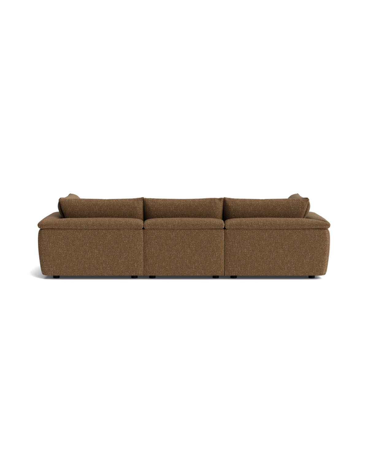 Melt 4 Seater Chaise Sofa - Fleck Ginger