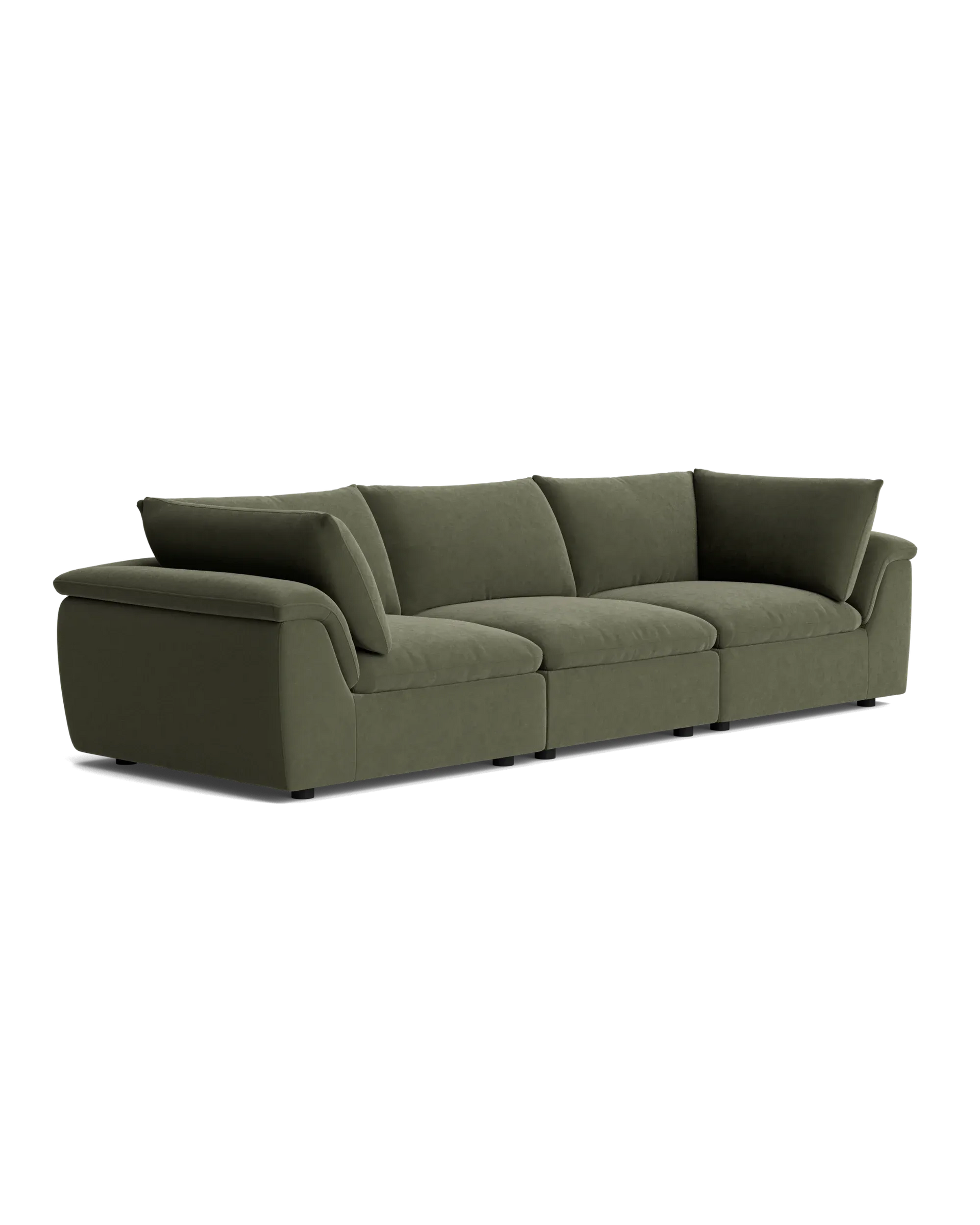Melt 4 Seater Sofa - Eden Leaf