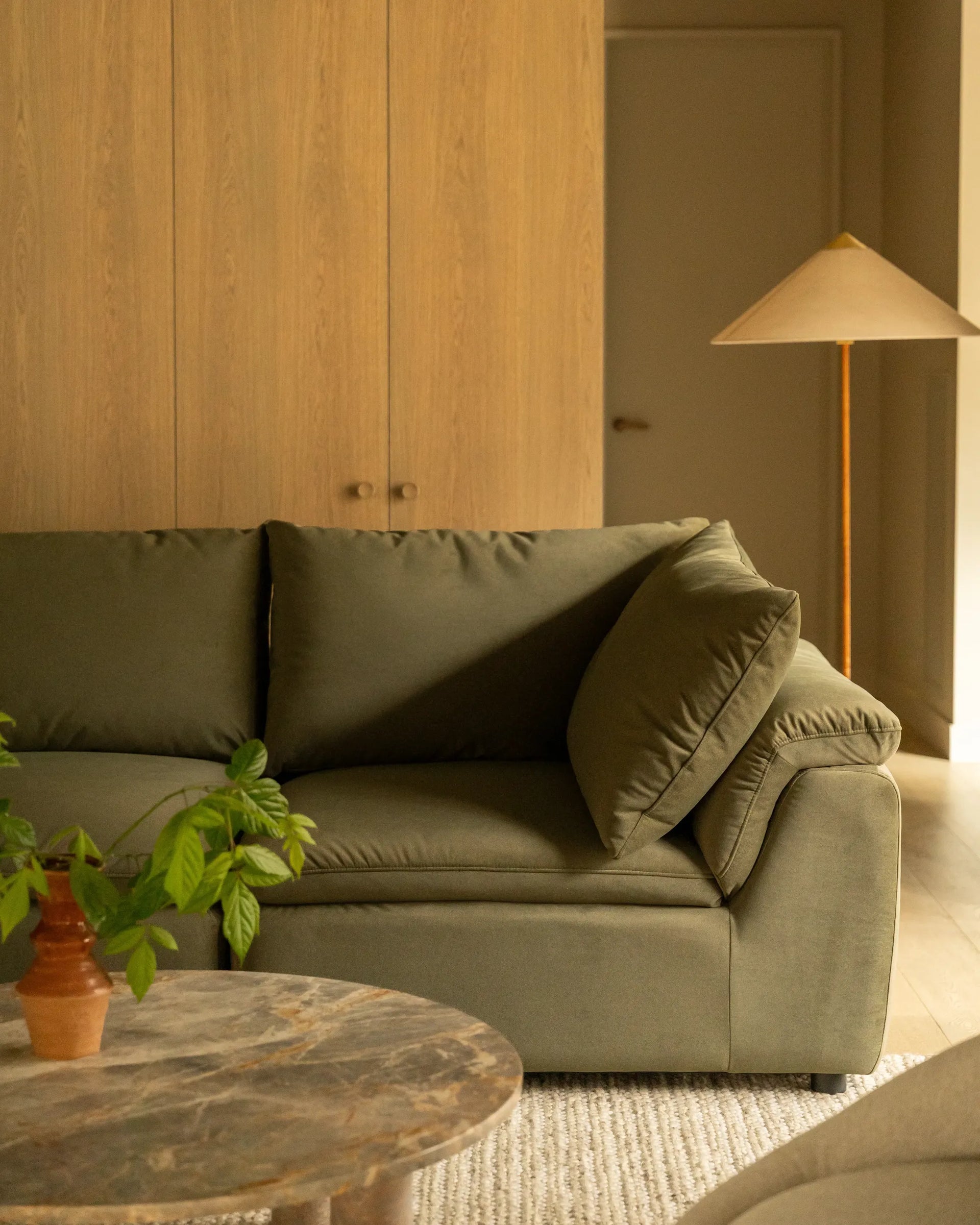 Melt 4 Seater Sofa - Eden Leaf