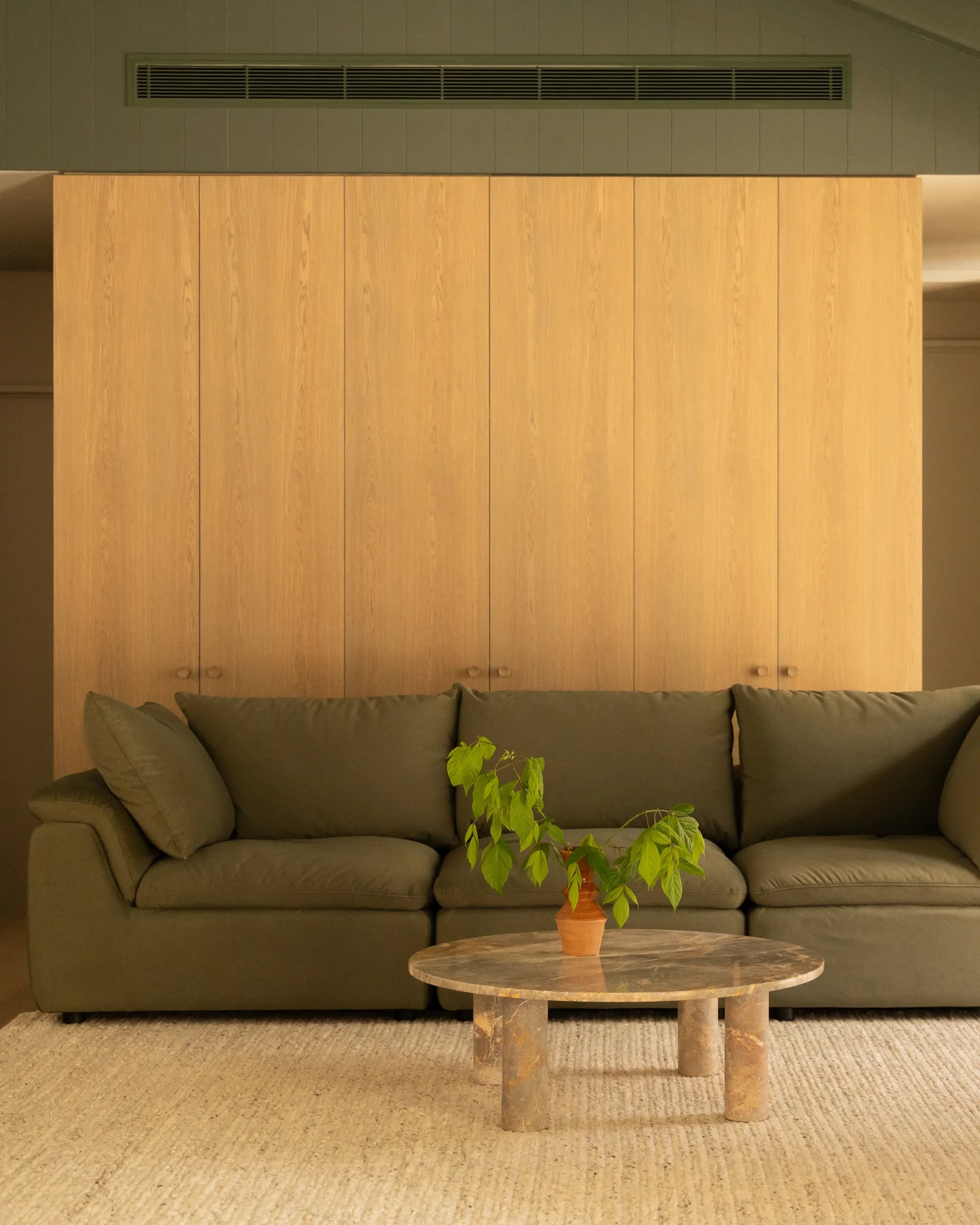 Melt 4 Seater Sofa - Eden Leaf