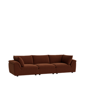 Melt 4 Seater Sofa - Eden Brick