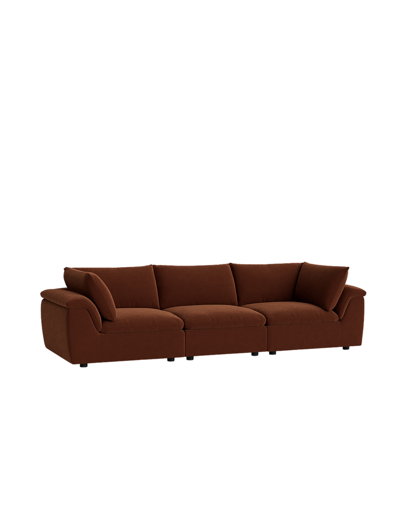 Melt 4 Seater Sofa - Eden Brick
