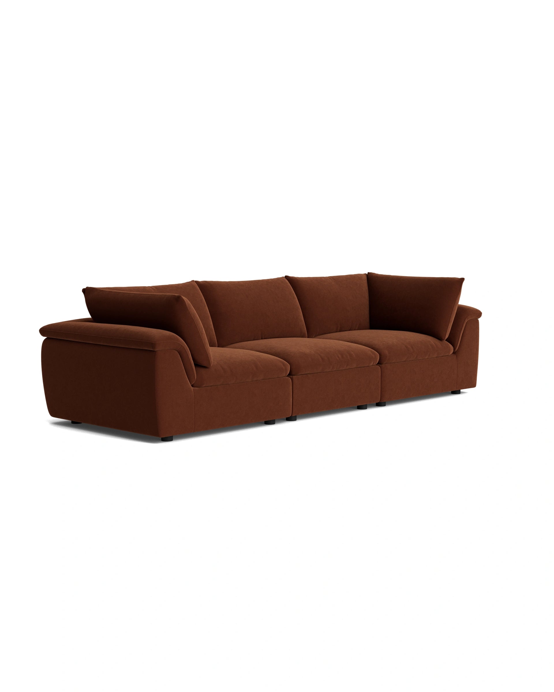 Melt 4 Seater Sofa - Eden Brick