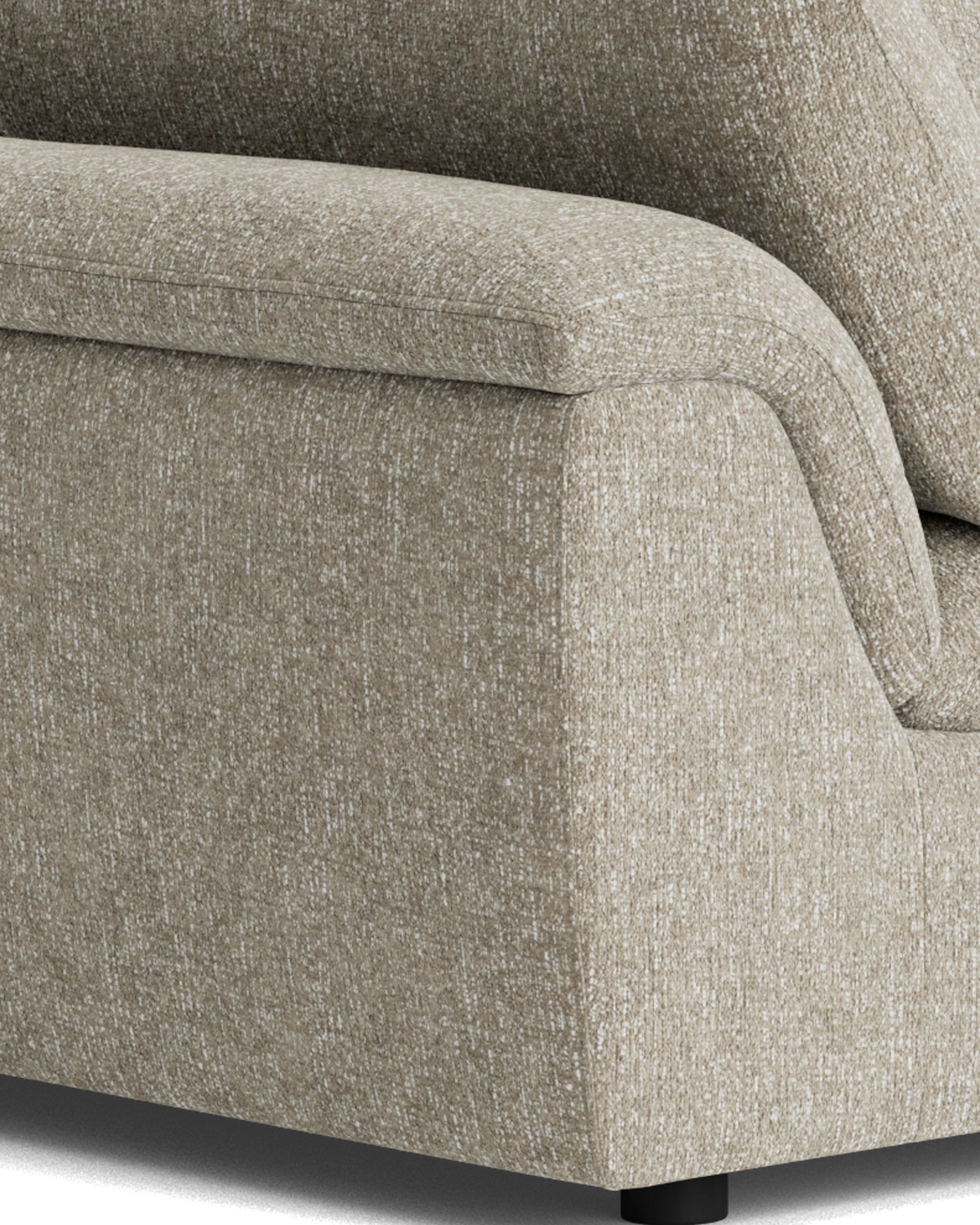 Melt 4 Seater Sofa - Fleck Smoke
