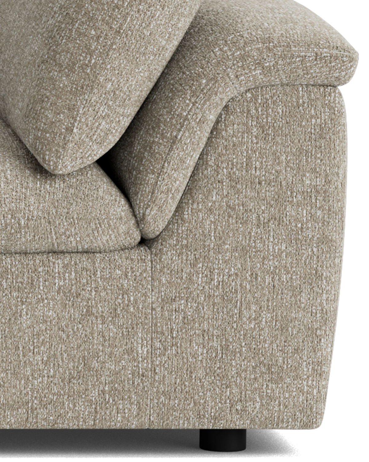 Melt 4 Seater Sofa - Fleck Smoke