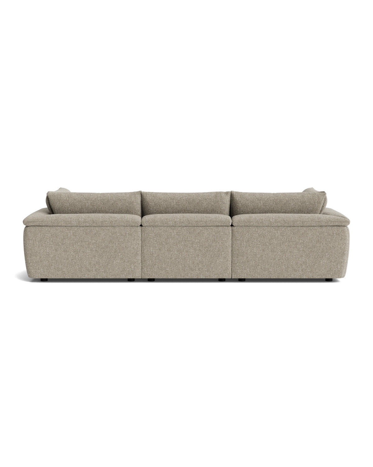 Melt 4 Seater Sofa - Fleck Smoke