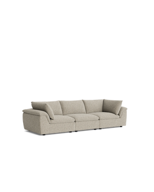 Melt 4 Seater Sofa - Fleck Smoke