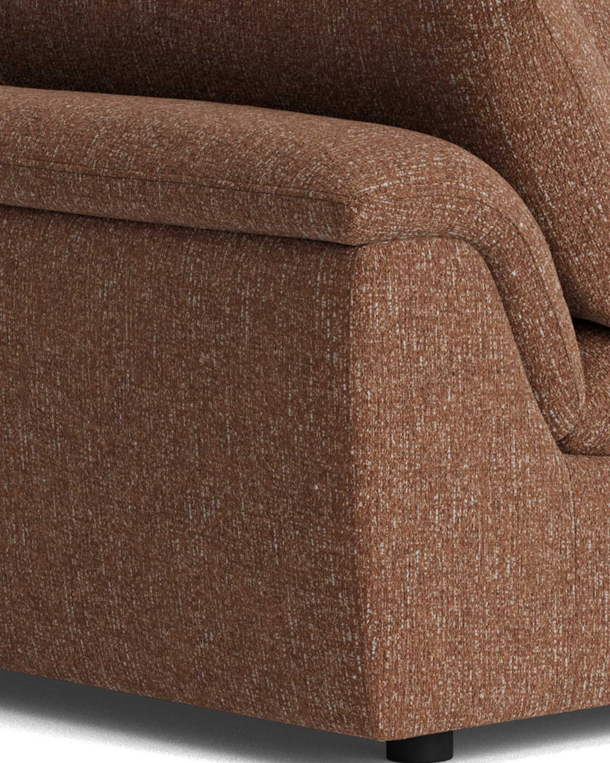 Melt 4 Seater Sofa - Fleck Rust