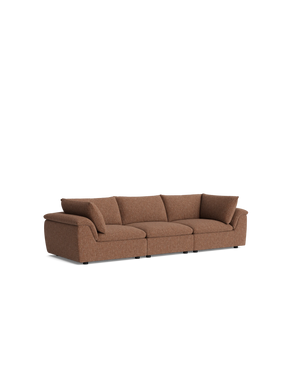 Melt 4 Seater Sofa - Fleck Rust