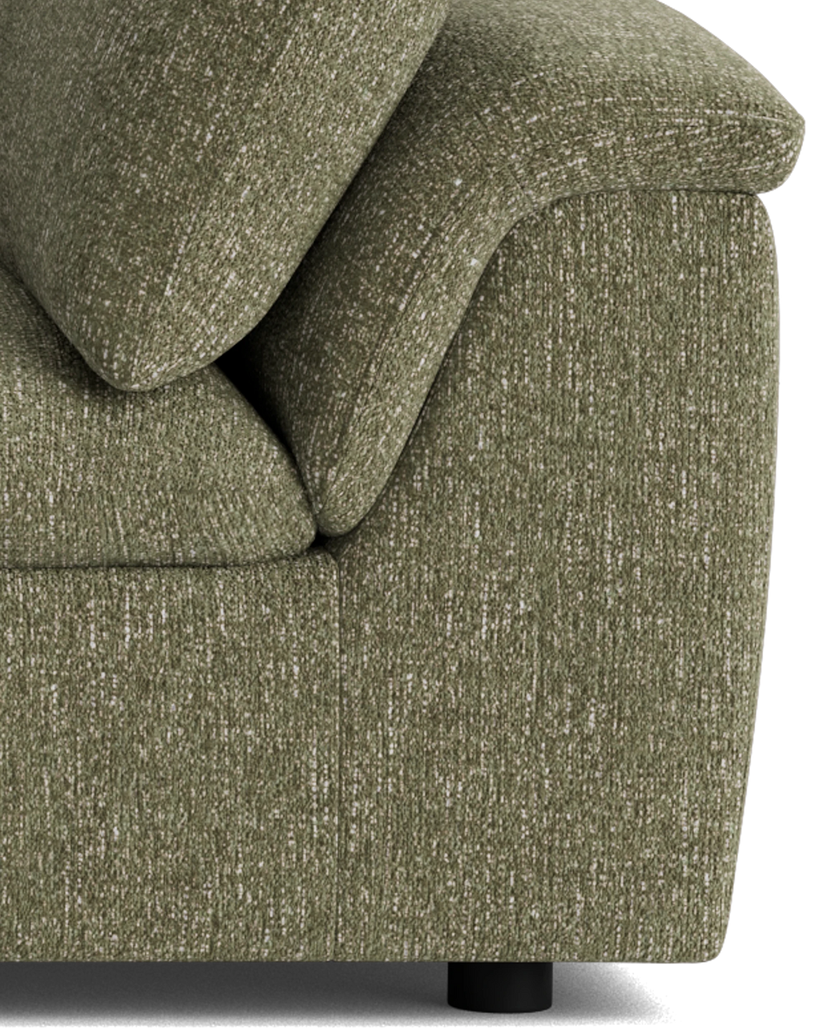 Melt 4 Seater Sofa - Fleck Olive