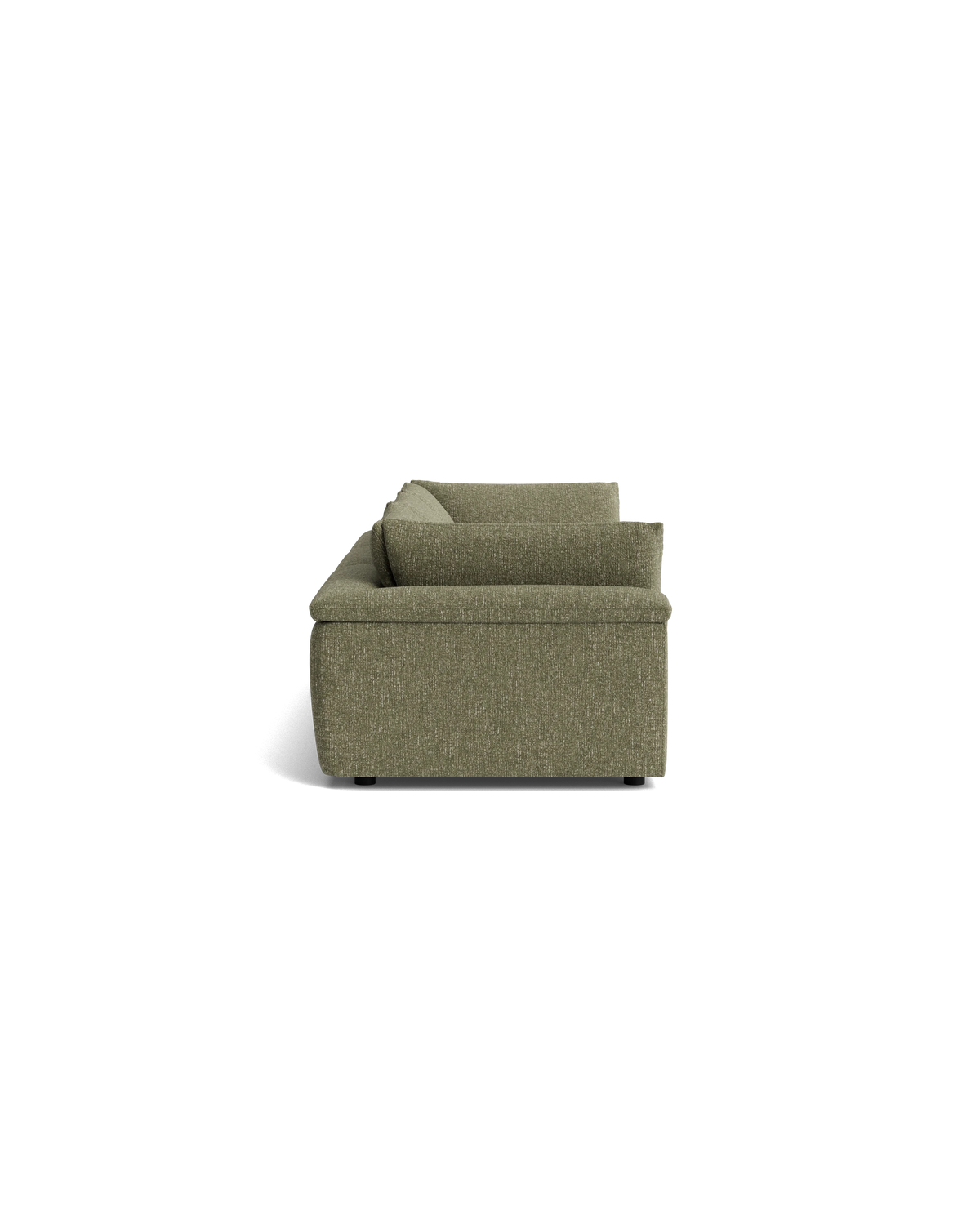 Melt 4 Seater Sofa - Fleck Olive