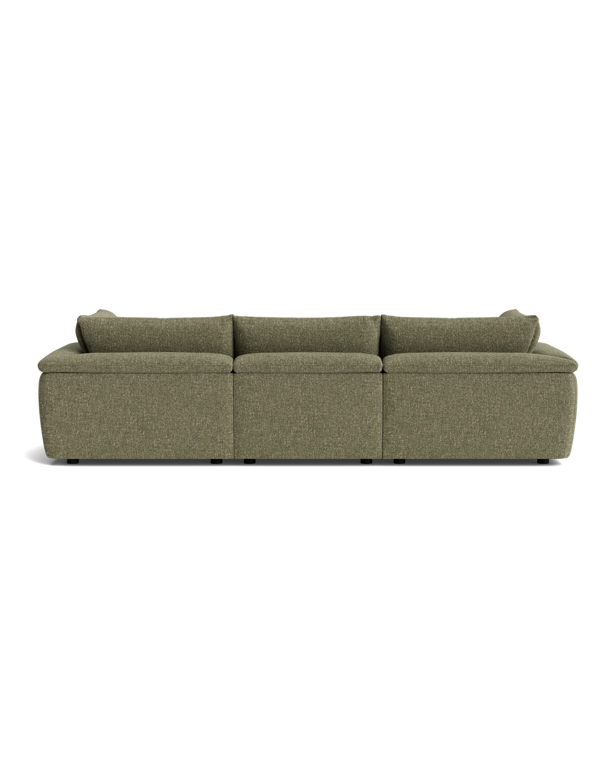Melt 4 Seater Sofa - Fleck Olive