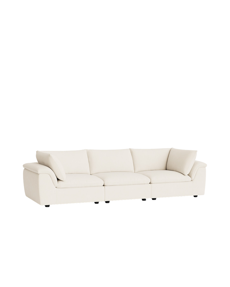 Melt 4 Seater Sofa - Fossil Vanilla