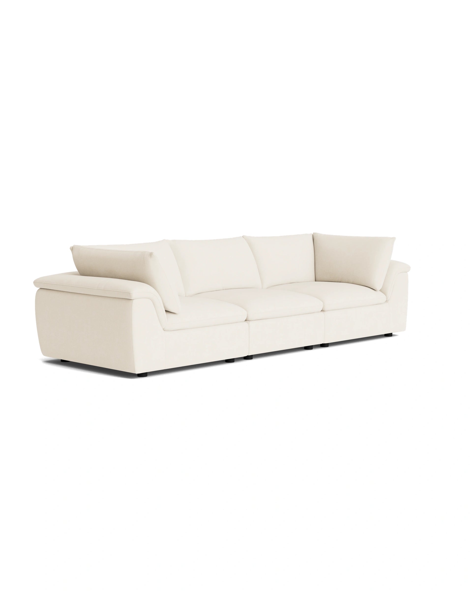 Melt 4 Seater Sofa - Fossil Vanilla