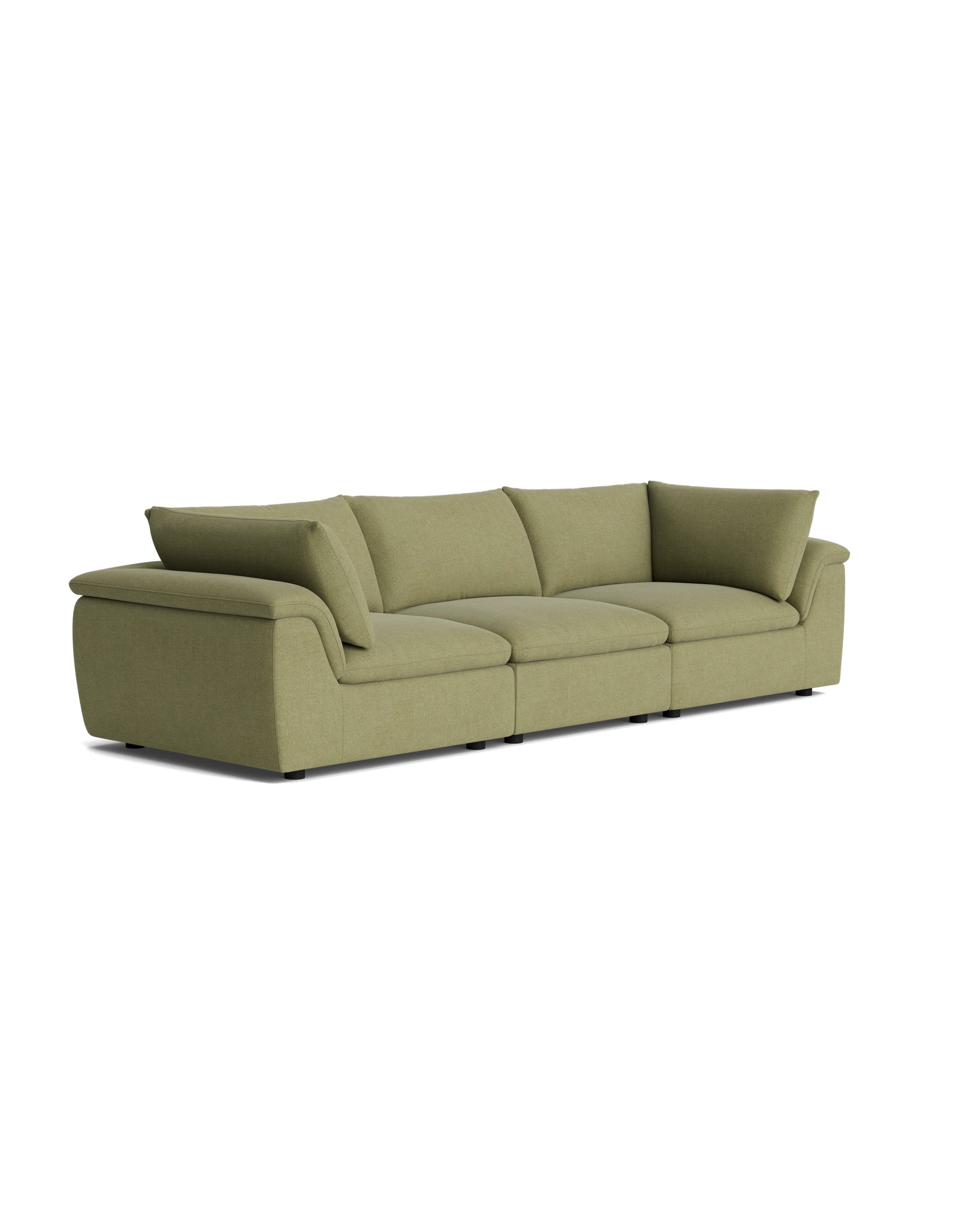 Melt 4 Seater Sofa - Fossil Eucalyptus