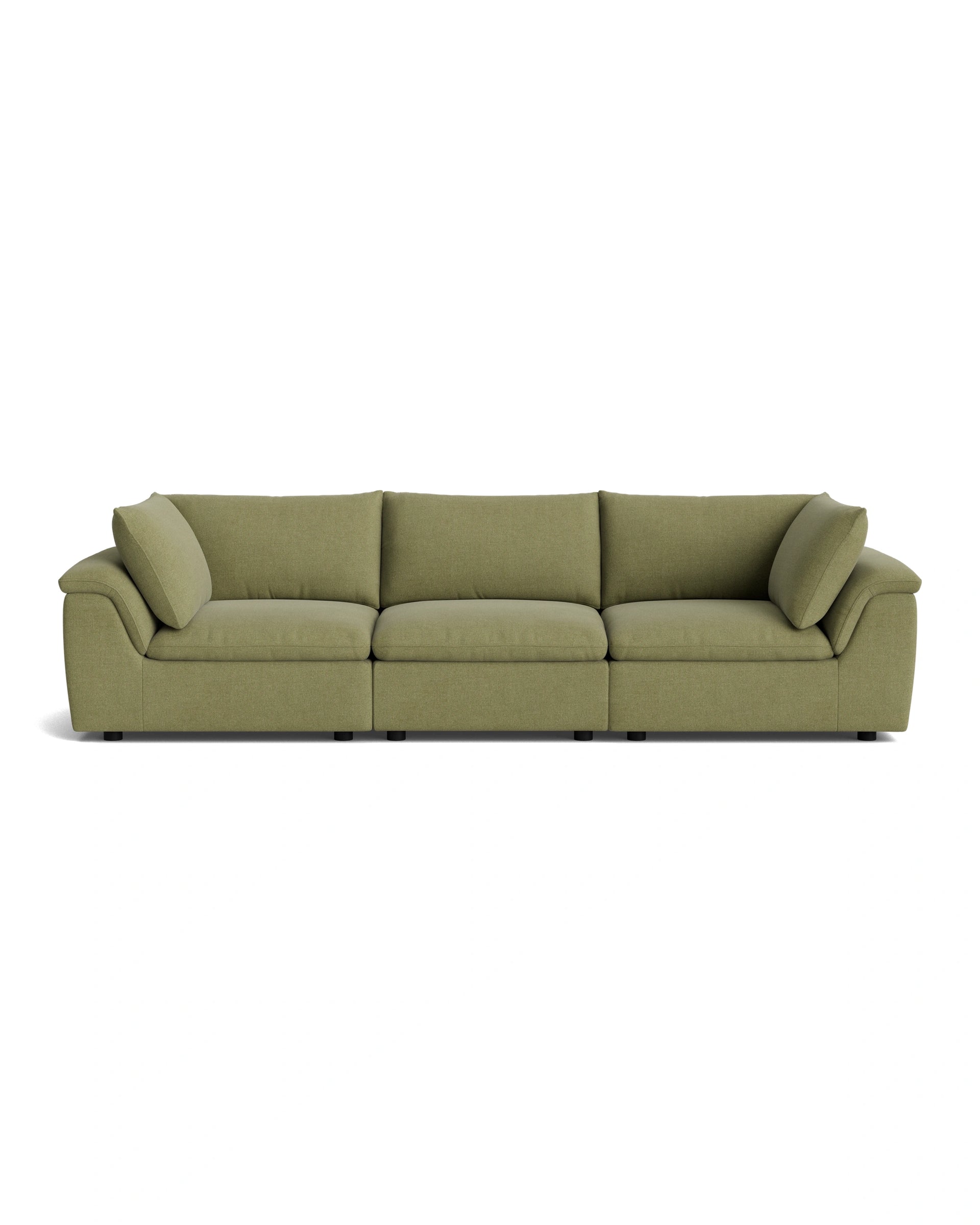 Melt 4 Seater Sofa - Fossil Eucalyptus
