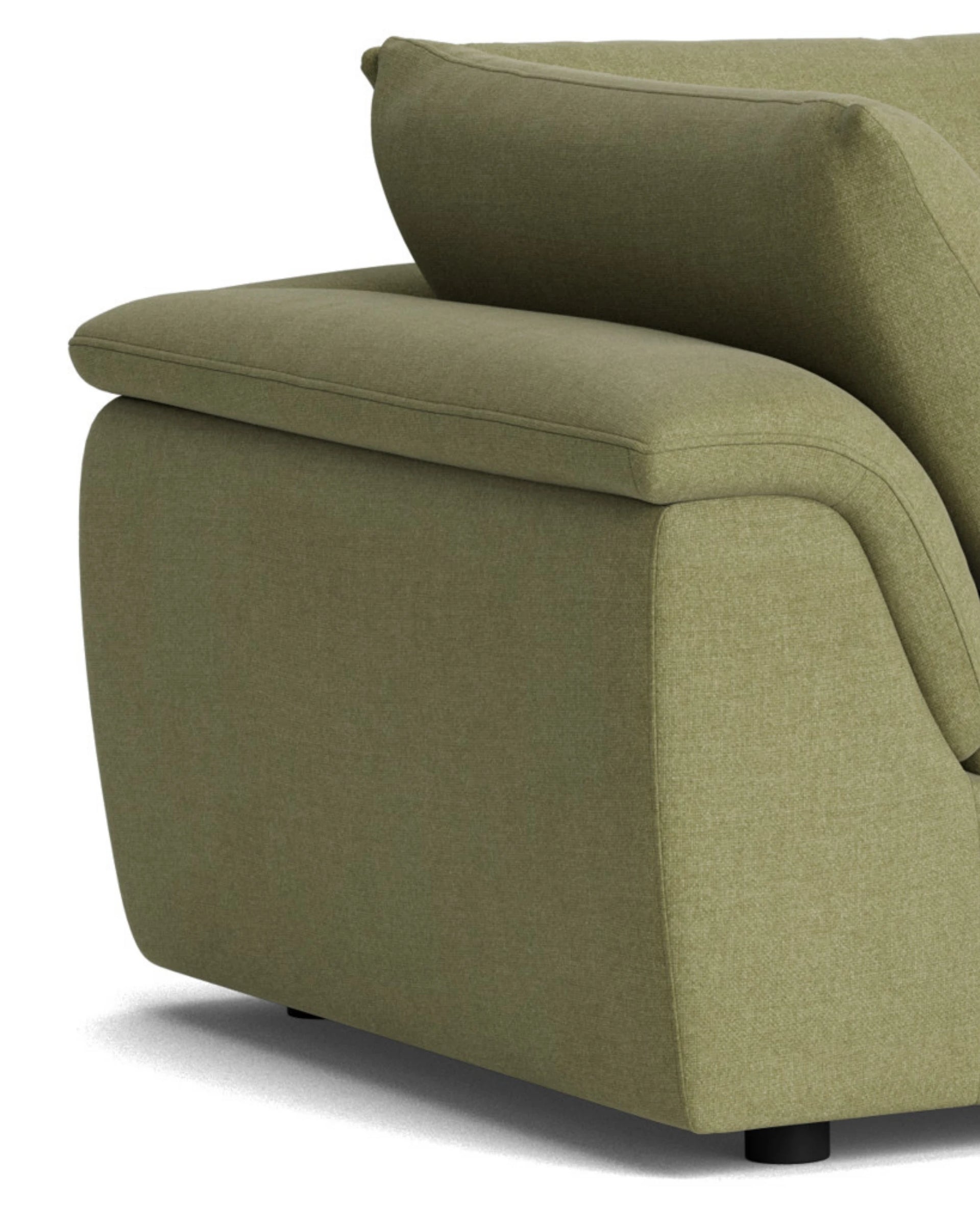 Melt 4 Seater Sofa - Fossil Eucalyptus
