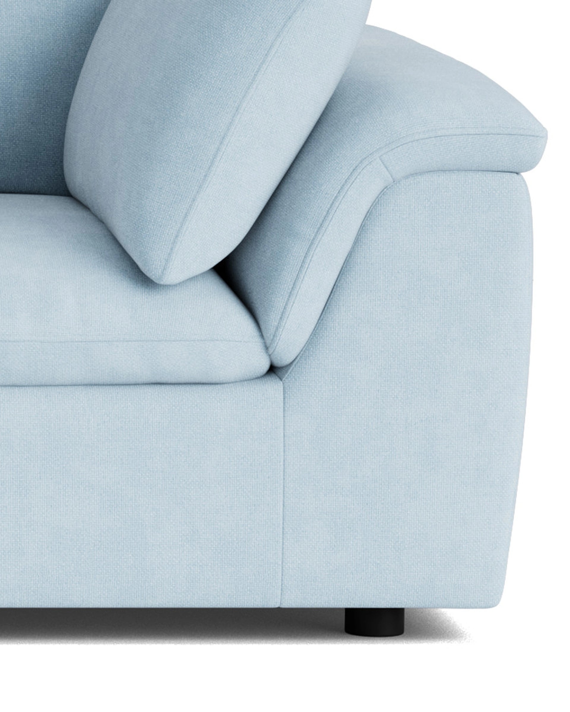 Melt 4 Seater Sofa - Fossil Powder Blue