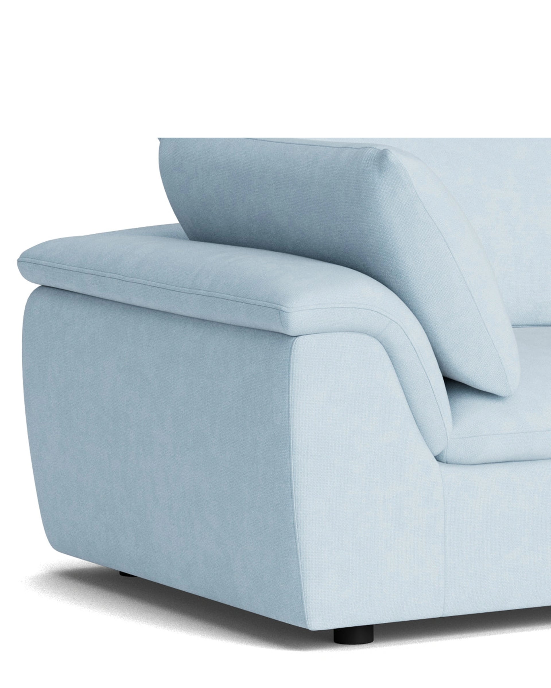 Melt 4 Seater Sofa - Fossil Powder Blue