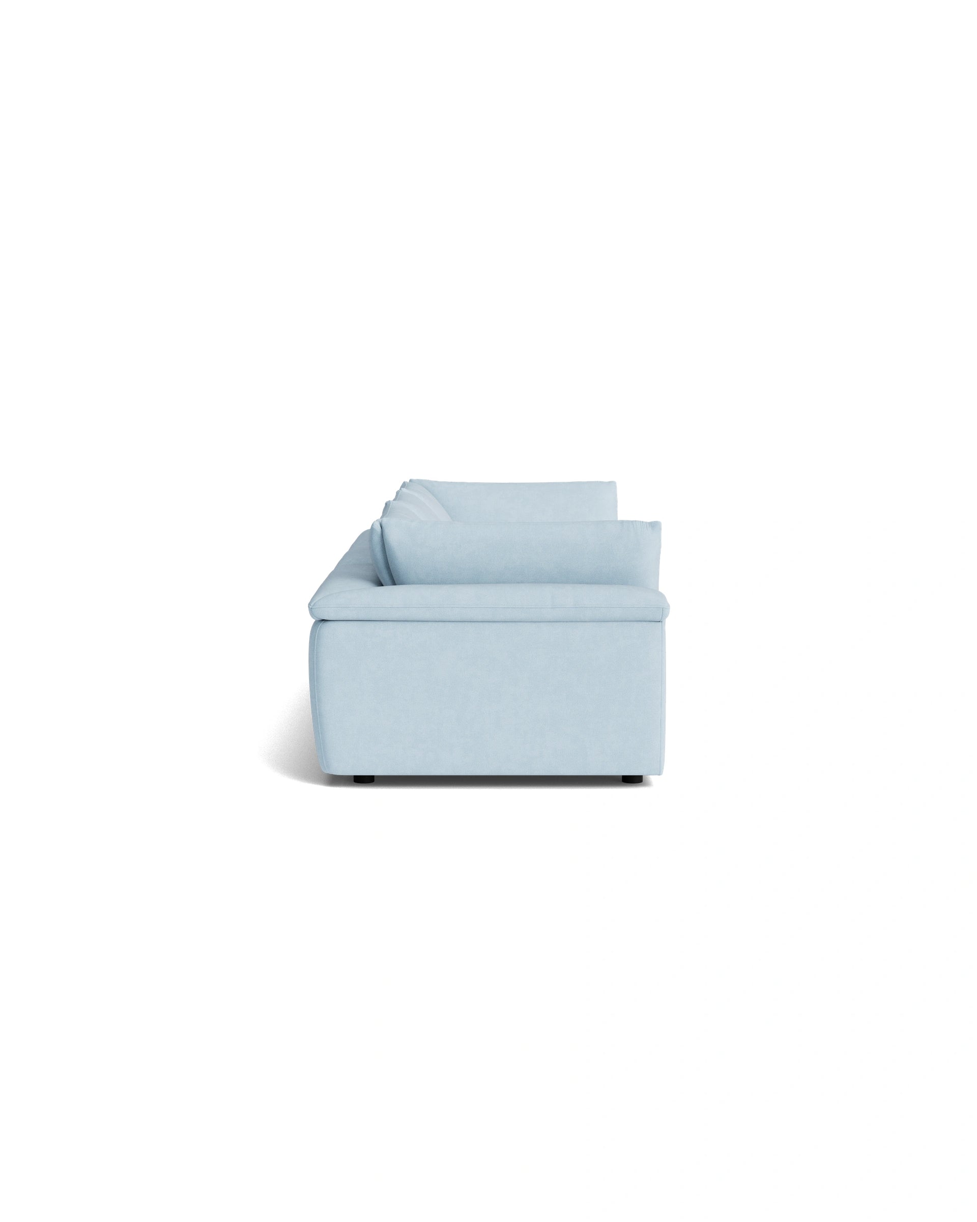 Melt 4 Seater Sofa - Fossil Powder Blue