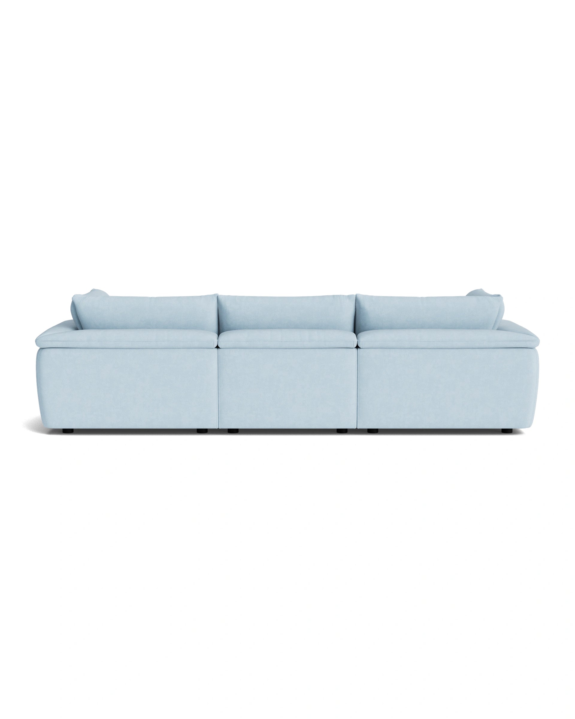 Melt 4 Seater Sofa - Fossil Powder Blue