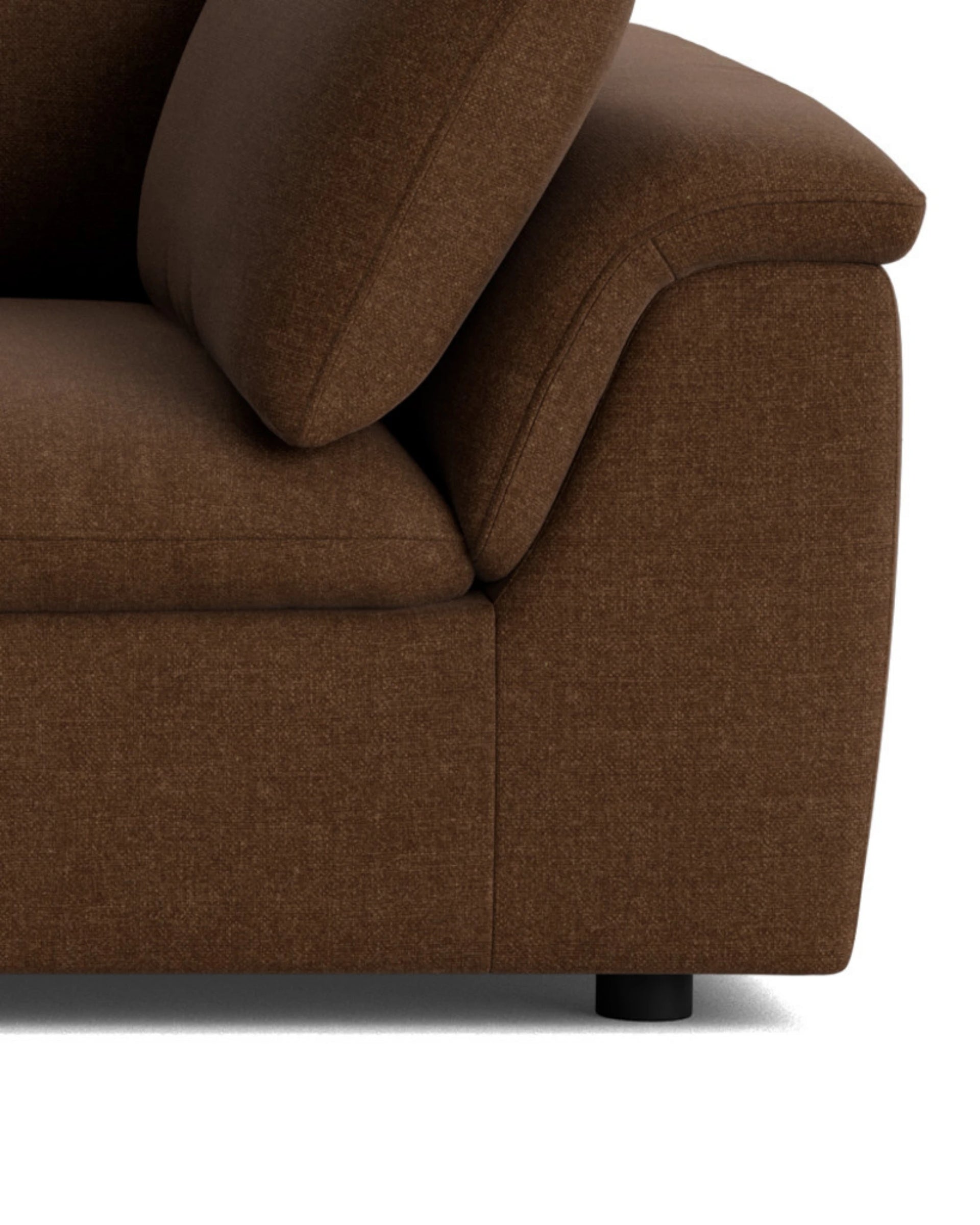 Melt 4 Seater Sofa - Fossil Chocolate