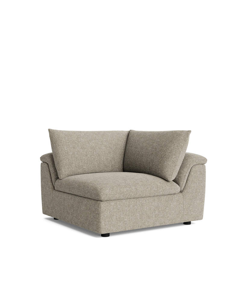 Melt Corner Sofa Module - Fleck Smoke