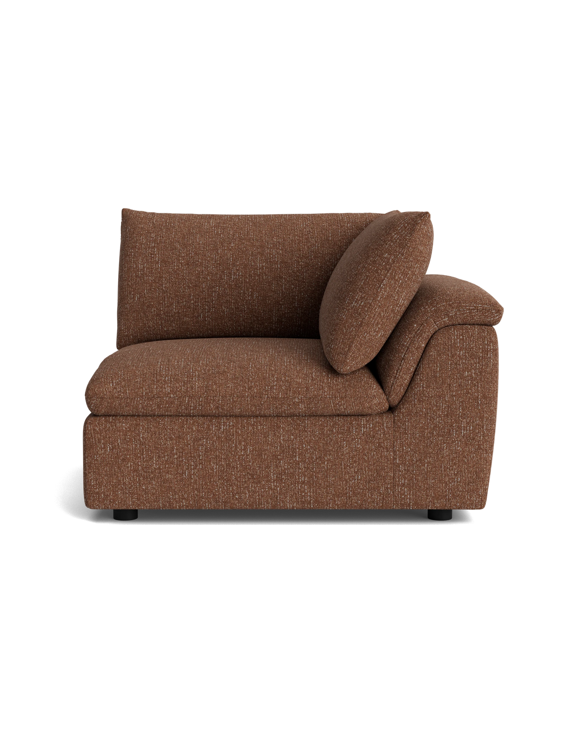 Melt Corner Sofa Module - Fleck Rust