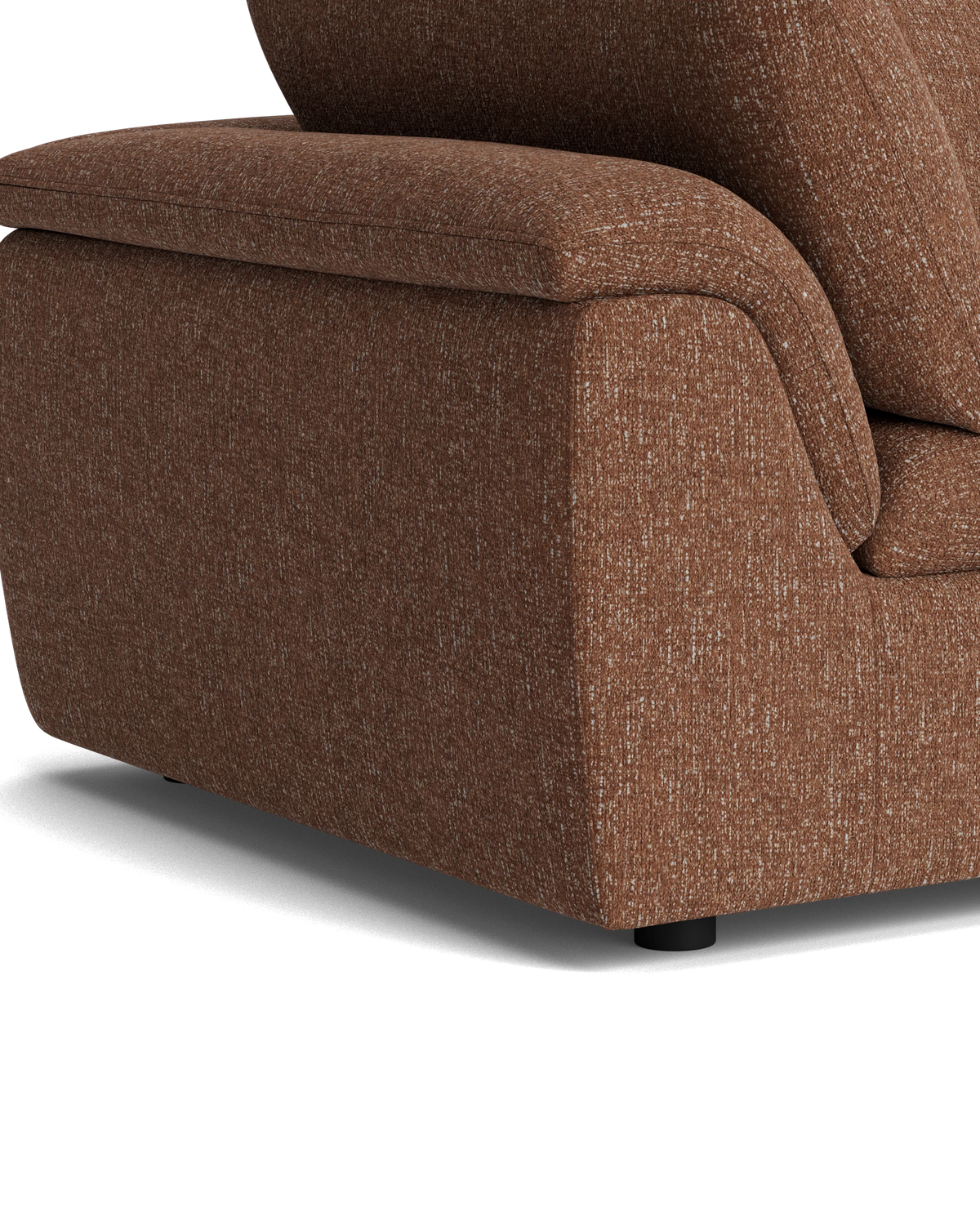 Melt Corner Sofa Module - Fleck Rust