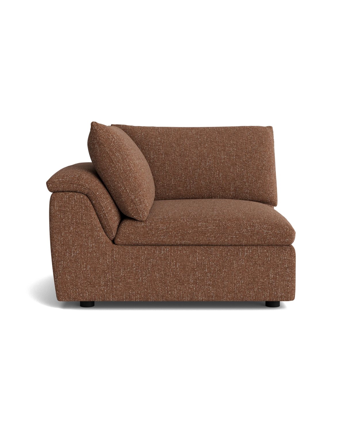 Melt Corner Sofa Module - Fleck Rust