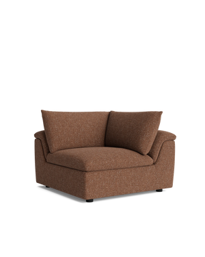 Melt Corner Sofa Module - Fleck Rust