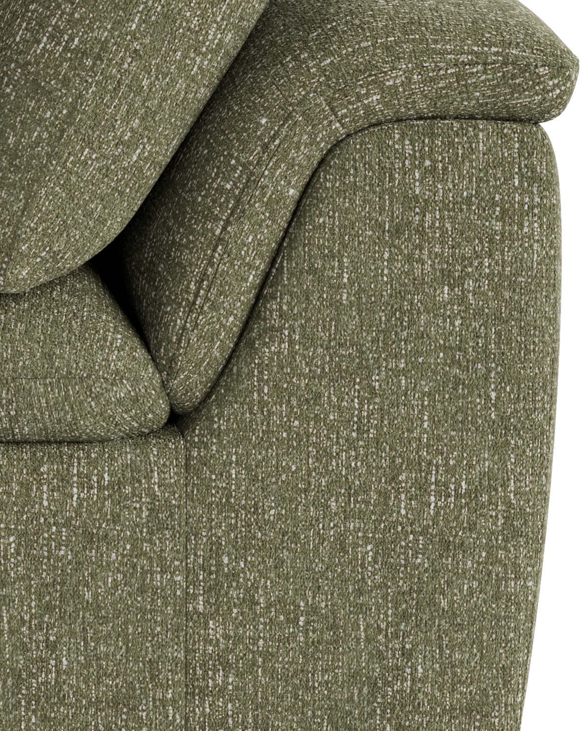 Melt Corner Sofa Module - Fleck Olive