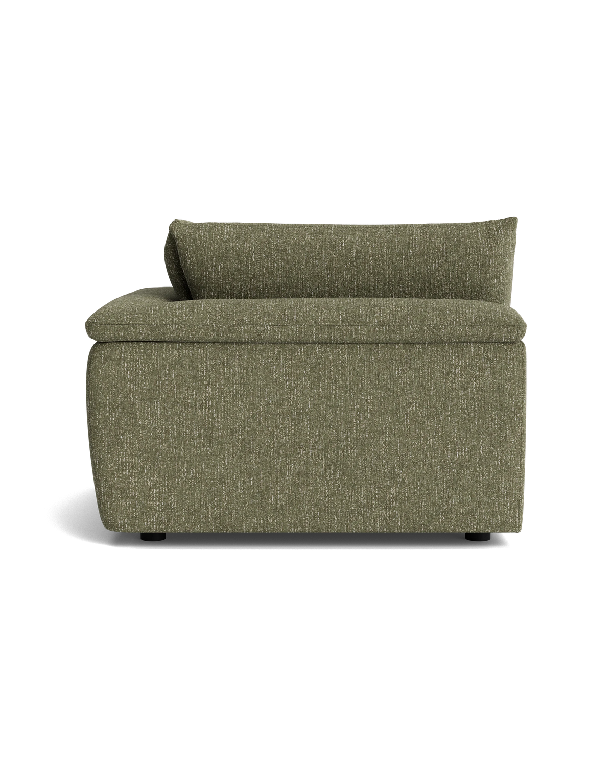 Melt Corner Sofa Module - Fleck Olive