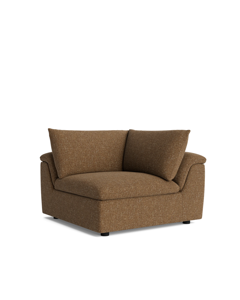 Melt Corner Sofa Module - Fleck Ginger