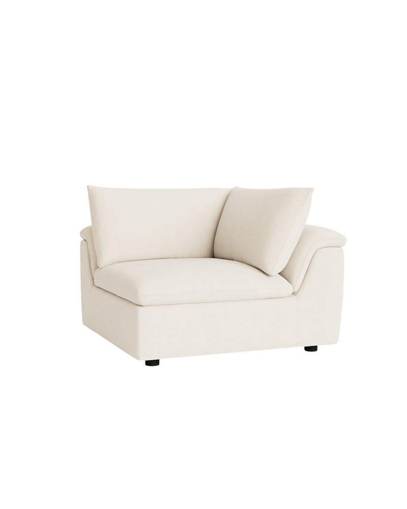 Melt Corner Sofa Module - Fossil Vanilla