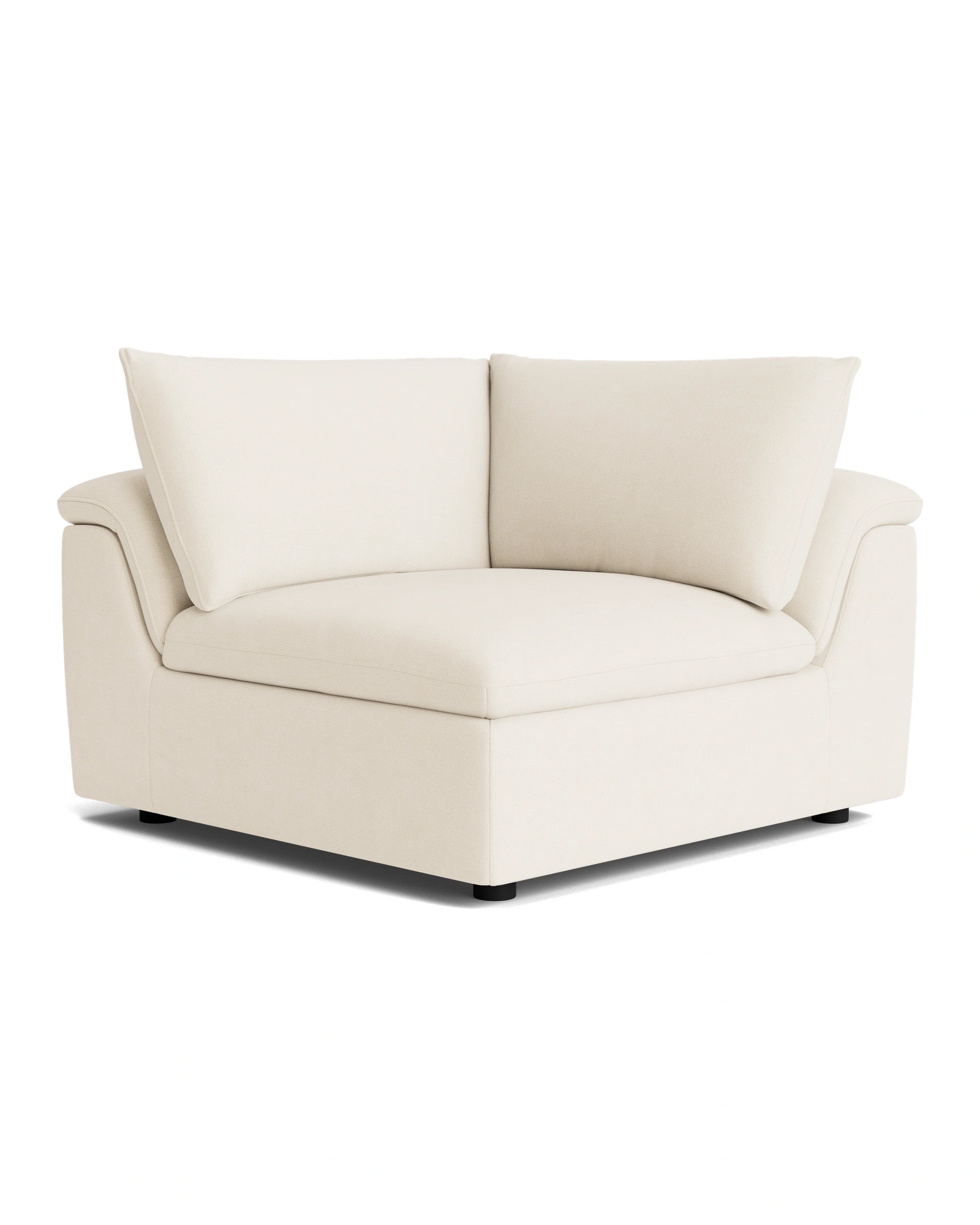 Melt Corner Sofa Module - Fossil Vanilla