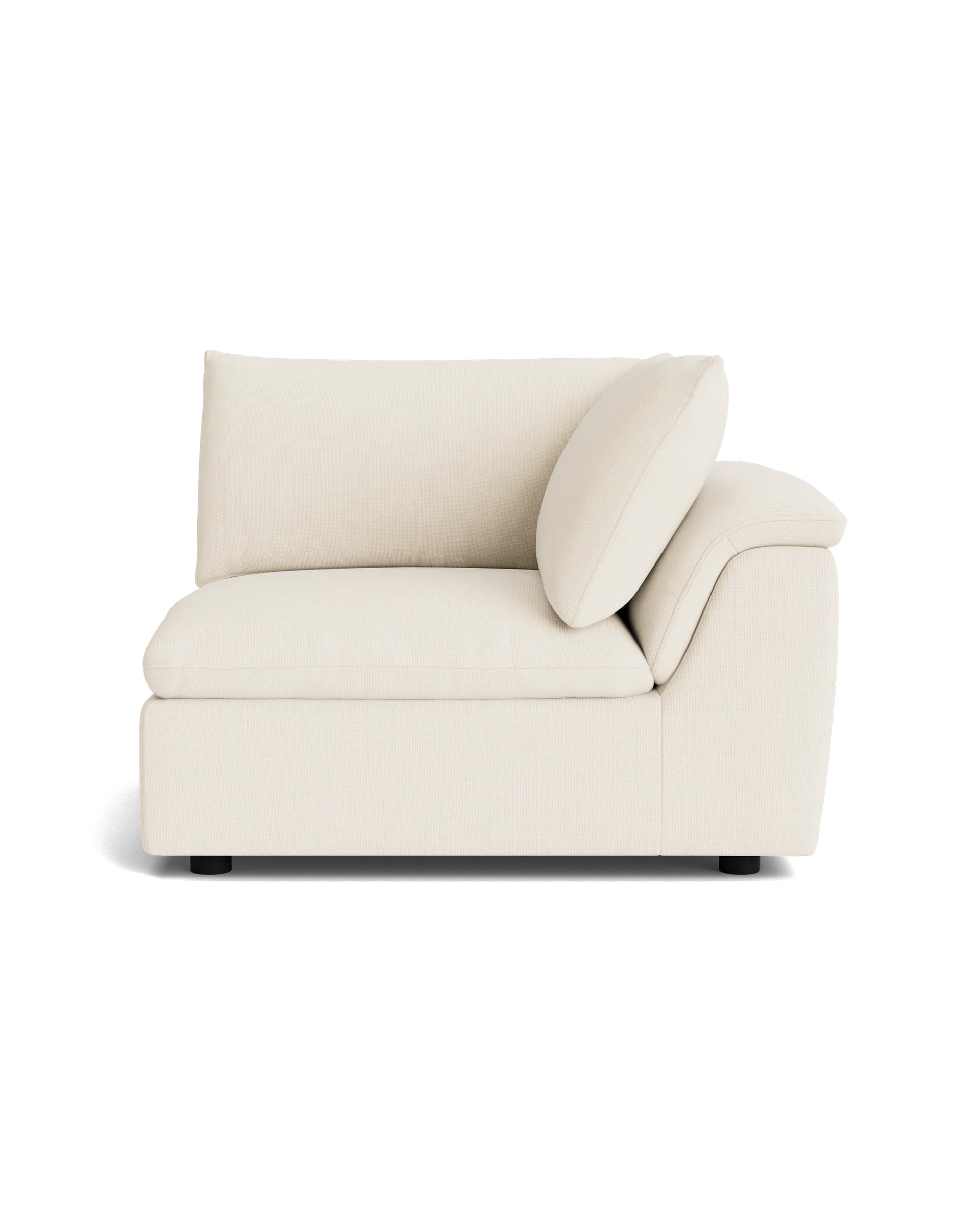 Melt Corner Sofa Module - Fossil Vanilla