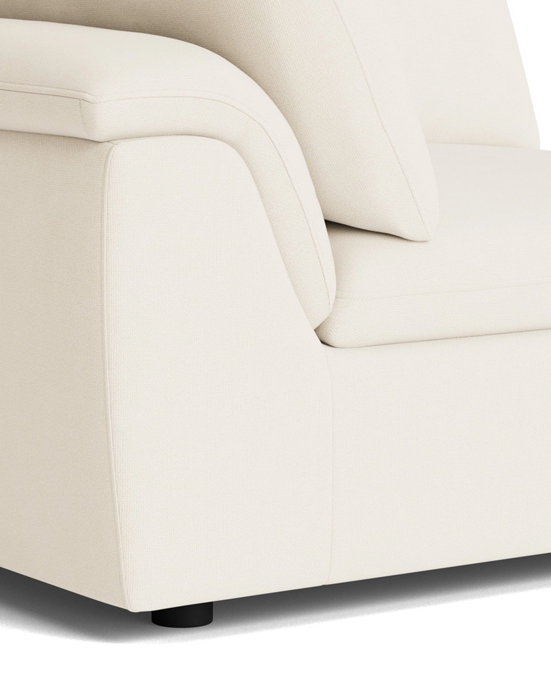 Melt Corner Sofa Module - Fossil Vanilla
