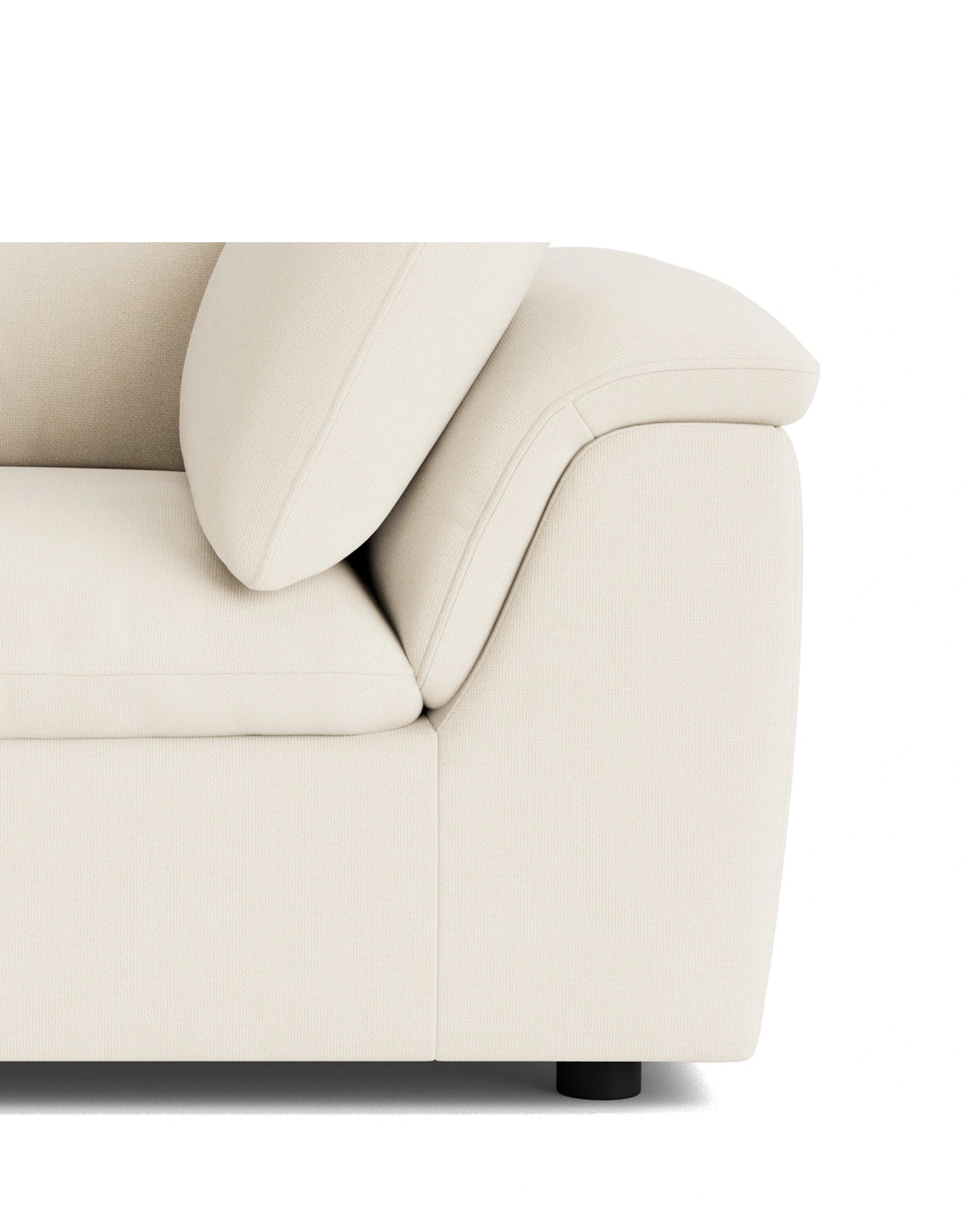 Melt Corner Sofa Module - Fossil Vanilla