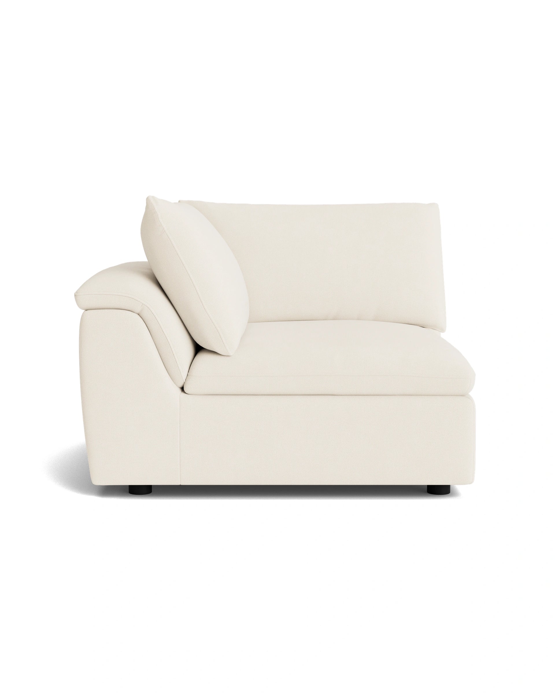 Melt Corner Sofa Module - Fossil Vanilla