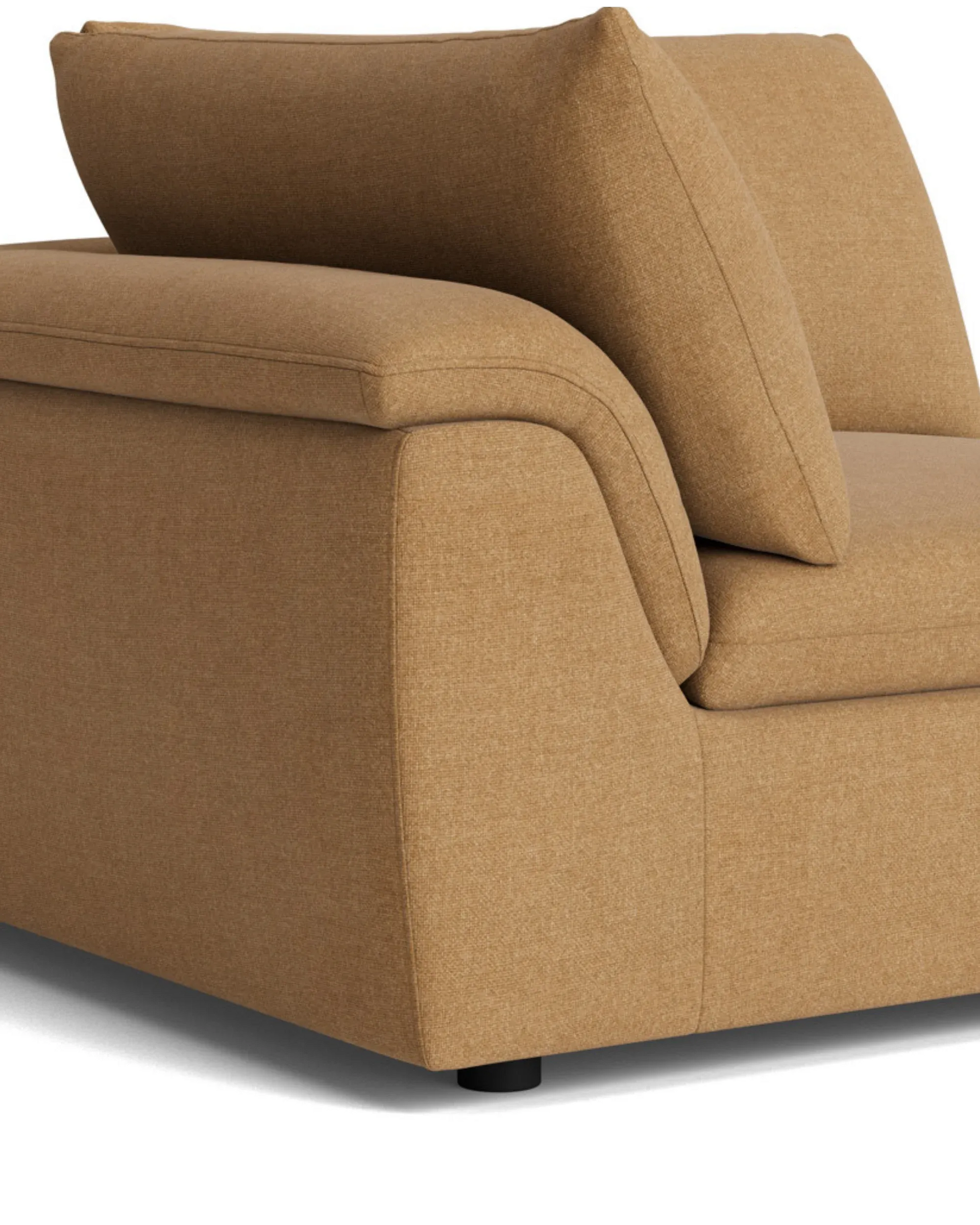 Melt Corner Sofa Module - Fossil Fawn